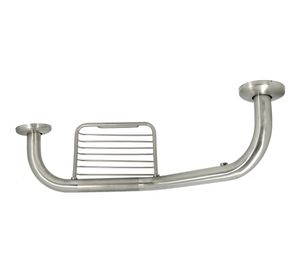 Barra seguridad ducha 40 cm con jabonera Vessanti