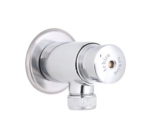 Grifo ducha mural temporizado cromo Tebisa