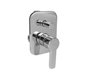 Monomando mezclador empotrado tina ducha Trento cromo Klipen