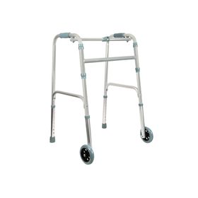 Andador con ruedas cromo Maxcare