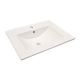 Cubierta vanitorio 46x61,5 cm Ermes blanco Stretto