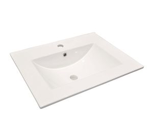 Cubierta vanitorio 46x61,5 cm Ermes blanco Stretto