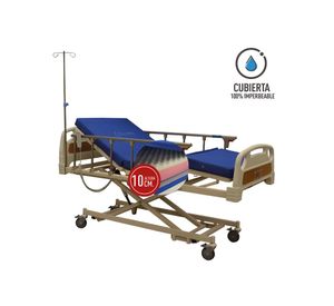 Catre clínico eléctrico 3 posiciones + colchón impermeable Glomed