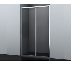 Mampara Light perfil cromado 190x150x3.5 cm