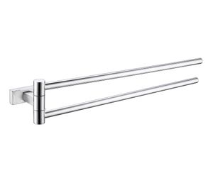 Toallero barra doble 41,8 cm Atlas/Kubita cromo Klipen