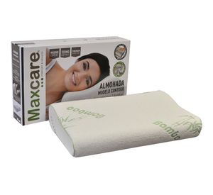 Almohada viscoelástica 30x63 cm Contour bamboo Maxcare