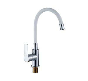 Monomando lavaplatos Niza blanco/cromo Fanaloza