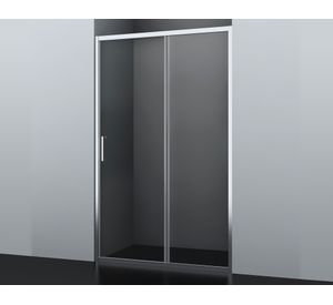 Mampara Light perfil cromado 190x180x3.5 cm