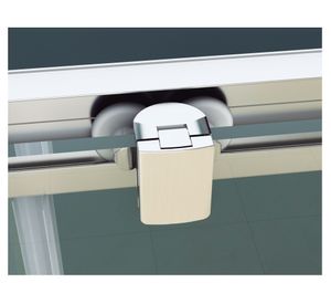 Mampara Light perfil cromado 190x180x3.5 cm