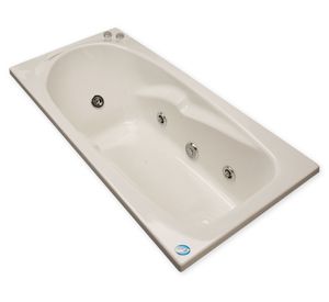 Tina hidromasaje 70x140 cm 5 jets izquierdo Lagoon Norglas