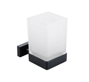 Portavaso Atlas negro mate Klipen