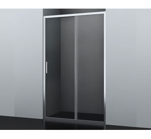 Mampara Light perfil cromado 190x160x3.5 cm