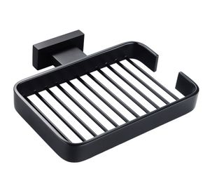 Jabonera rejilla Atlas negro mate Klipen