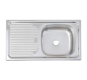 Lavaplatos de empotrar 43.5x80 cm Sin Perforación Splendid