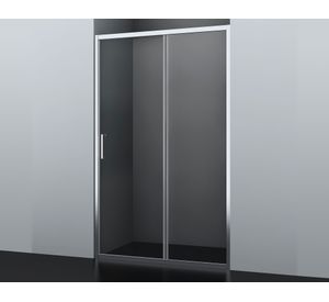 Mampara Light perfil cromado 190x140x3.5 cm