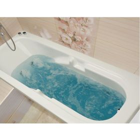 Tina hidromasaje 84x172 cm 6 jets izquierdo Mykonos Norglas