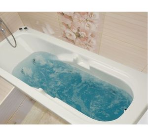 Tina hidromasaje 84x172 cm 6 jets izquierdo Mykonos Norglas