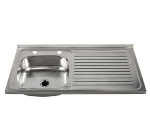 Lavaplatos sobreponer derecha 100 cm Briggs