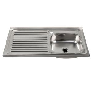 Lavaplatos sobreponer izquierda 50x100 cm Briggs