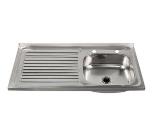 Lavaplatos sobreponer izquierda 100 cm Briggs