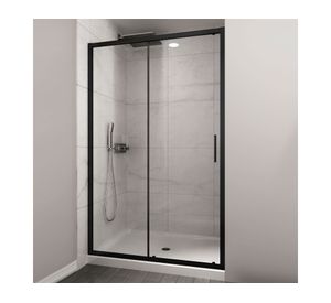 Mampara corredera 190x160 cm Premium black Duschy