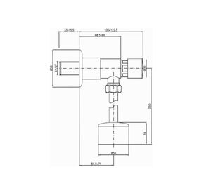 Juego urinario temporizado gris Nibsa