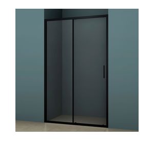 Mampara corredera 190x160 cm Premium black Duschy