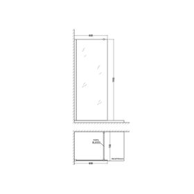 Shower 80x195 cm TEB-GG7017000000 Tebisa