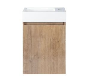 Mueble vanitorio 40 cm Gunnar nogal tierra Duschy.
