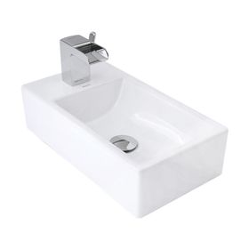 Lavamanos sobreponer 25.6x46.2 cm Aria rectangular Briggs