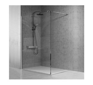 Mampara fija 40x190 cm Premium cromado Duschy