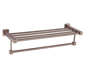 Toallero repisa Fontana cromo satín Briggs