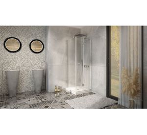 Mampara 190x70 cm plegable Duschy.