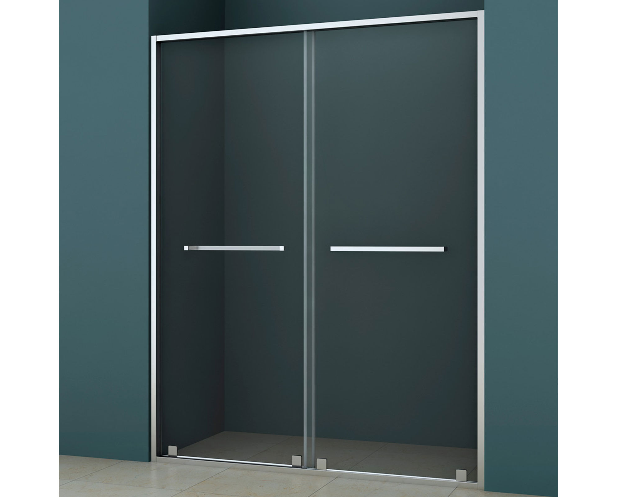 Mampara 190x140 cm Doble Frontal Duschy