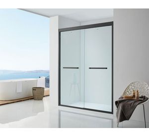 Mampara 195x140 cm Artemisa negro Klipen.