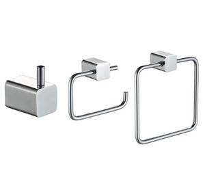 Set accesorios baño Life cromado 3 piezas