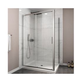 Mampara Side Panel corredera perfil cromado 190x80x3.5 cm