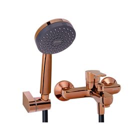 Combinación tina ducha Arona cobre Stretto.