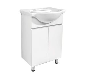 Mueble vanitorio 53.5 cm 2 puertas Parma 56 blanco Briggs