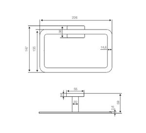 Toallero Mallorca cromo Briggs