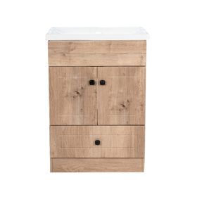 Mueble vanitorio 60 cm b60ph-wood+F-60 nogal