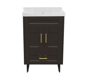 Mueble vanitorio 50 cm BM-Deluxe-50SKC+856- café Domsa