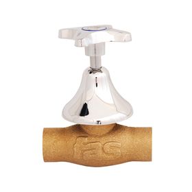 Llave paso embutido 3/4"HE cromo Fas