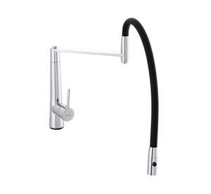 Monomando lavaplatos flexible Svart negro