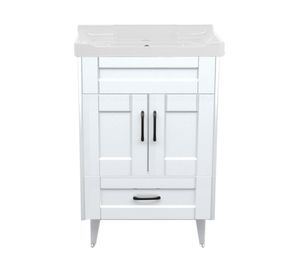 Mueble vanitorio 50 cm BM-Deluxe-50SKB+856- blanco Domsa