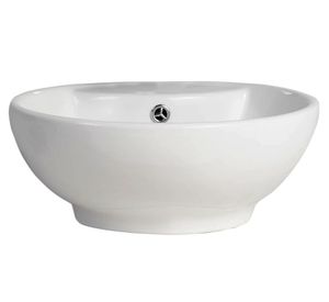 Lavamano sobreponer 8 litros loza blanco