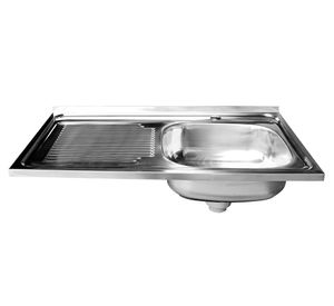 Cubierta lavaplatos I8050I plateado 80x50x14 cm