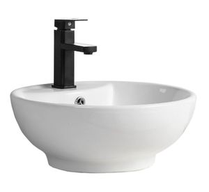 Lavamano sobreponer 8 litros loza blanco