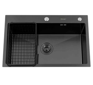 Lavaplato 22x46x70 cm MDS7046 negro Domsa