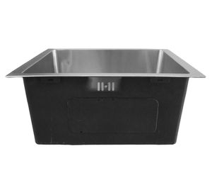 Lavaplato 40 cm bajo encimera gris